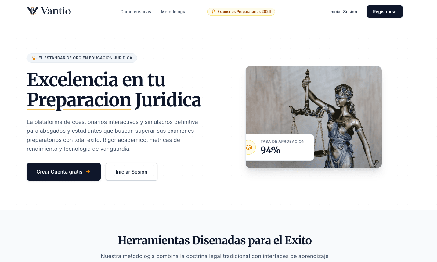 Vantio - Legal Platform